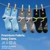 Actifit Half Terry Sports Socks | Cushioned & Breathable | Multicolor | 3N