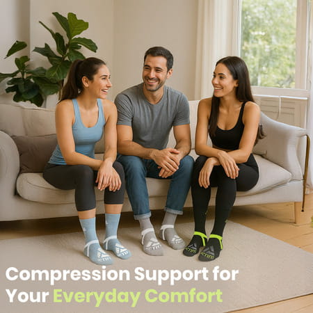 Actifit Half Terry Sports Socks | Cushioned & Breathable | Multicolor | 3n