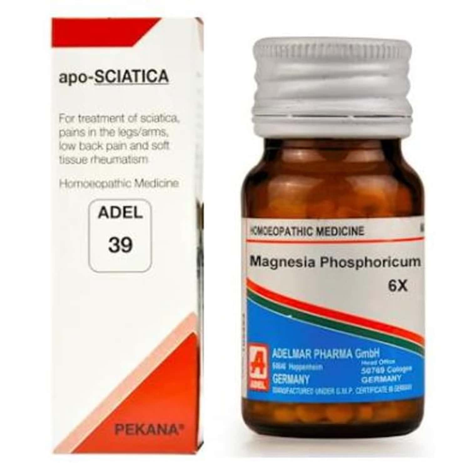 Adel Anti Sciatica Combo (adel 39 + Magnesium Phosphoricum Biochemic Tablet) 1 No's