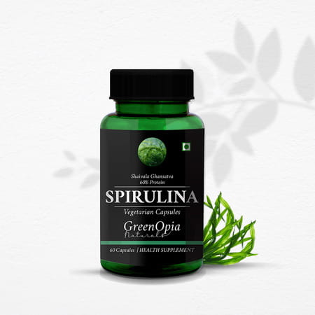 Greenopia Spirulina 60 Vegetarian Capsules