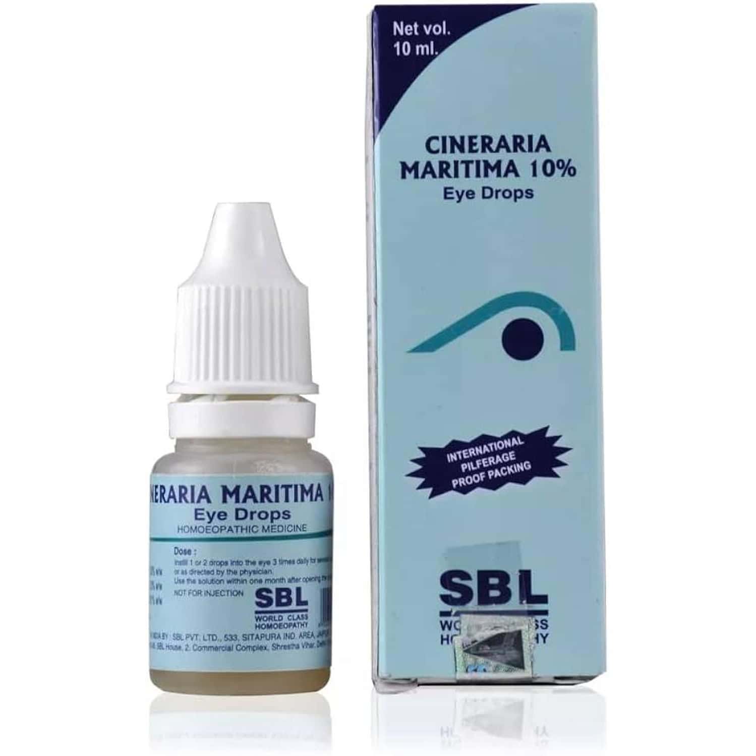 Sbl Cineraria Maritima 10% Eye Drop 10 Ml Pack Of 3