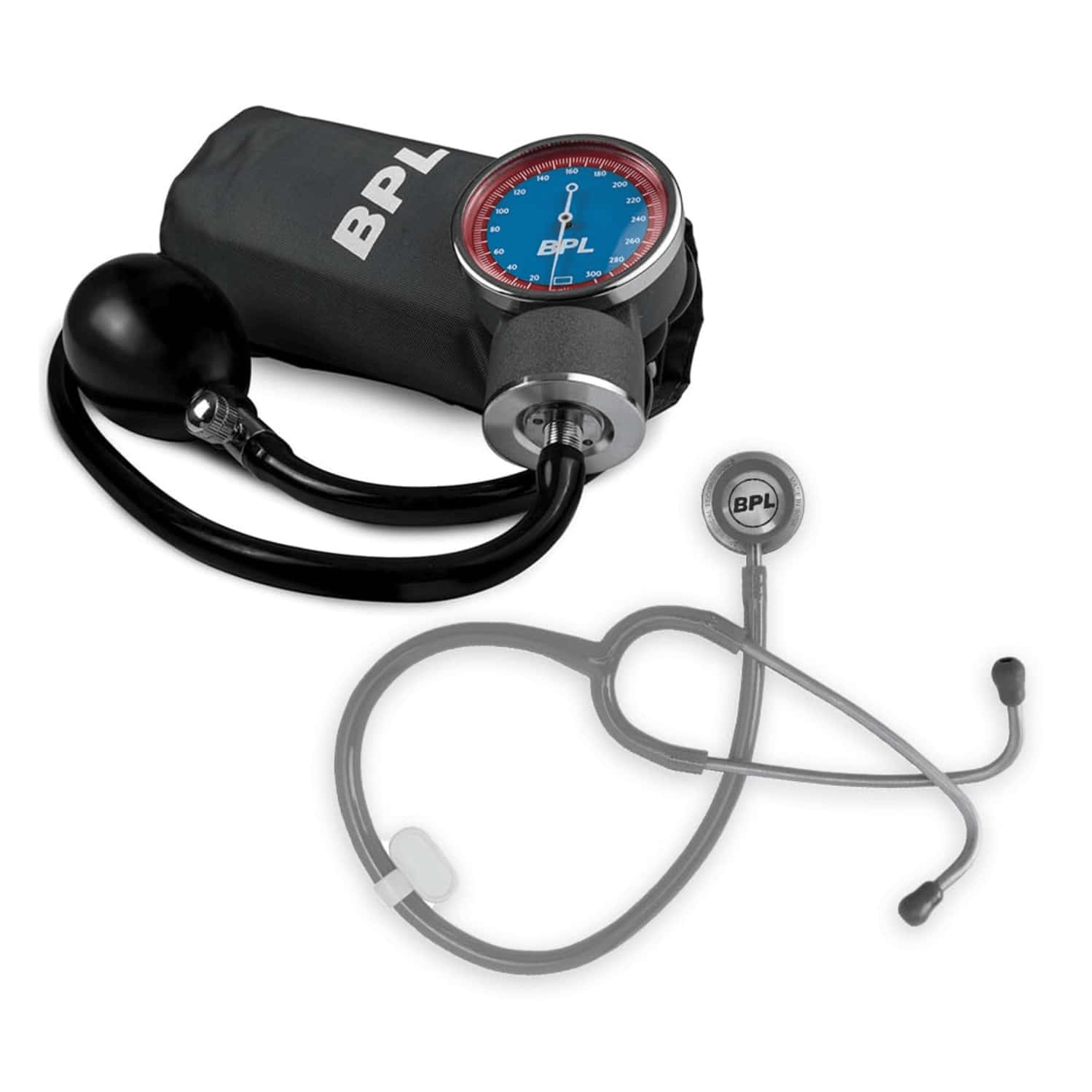Bpl Medical Technologies Aneroid Sphygmomanometer With St-06 Stainless Steel Dual Stethoscope