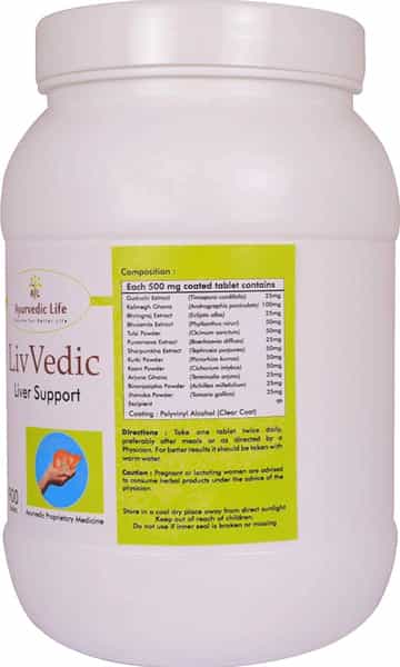 Al-Ayurvedic Life Livvedic - 900 Tablets Pack Of 4