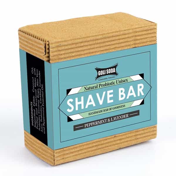 Goli Soda All Natural Probiotics Shave Bar - 90 G (Pack Of 1)