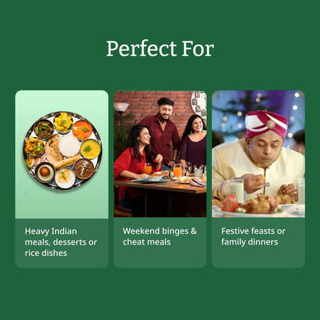 Moderate Calorie Crusher |Supports Weight Management |Reduces Calorie & Carbs Absorption By Upto 40%