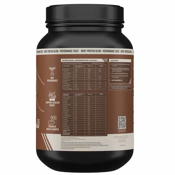Beastlife Performance Yeast Whey Blend | 34G Protein | 5.7G Bcaa | Chocolate | Easy Digest | 1 Kg