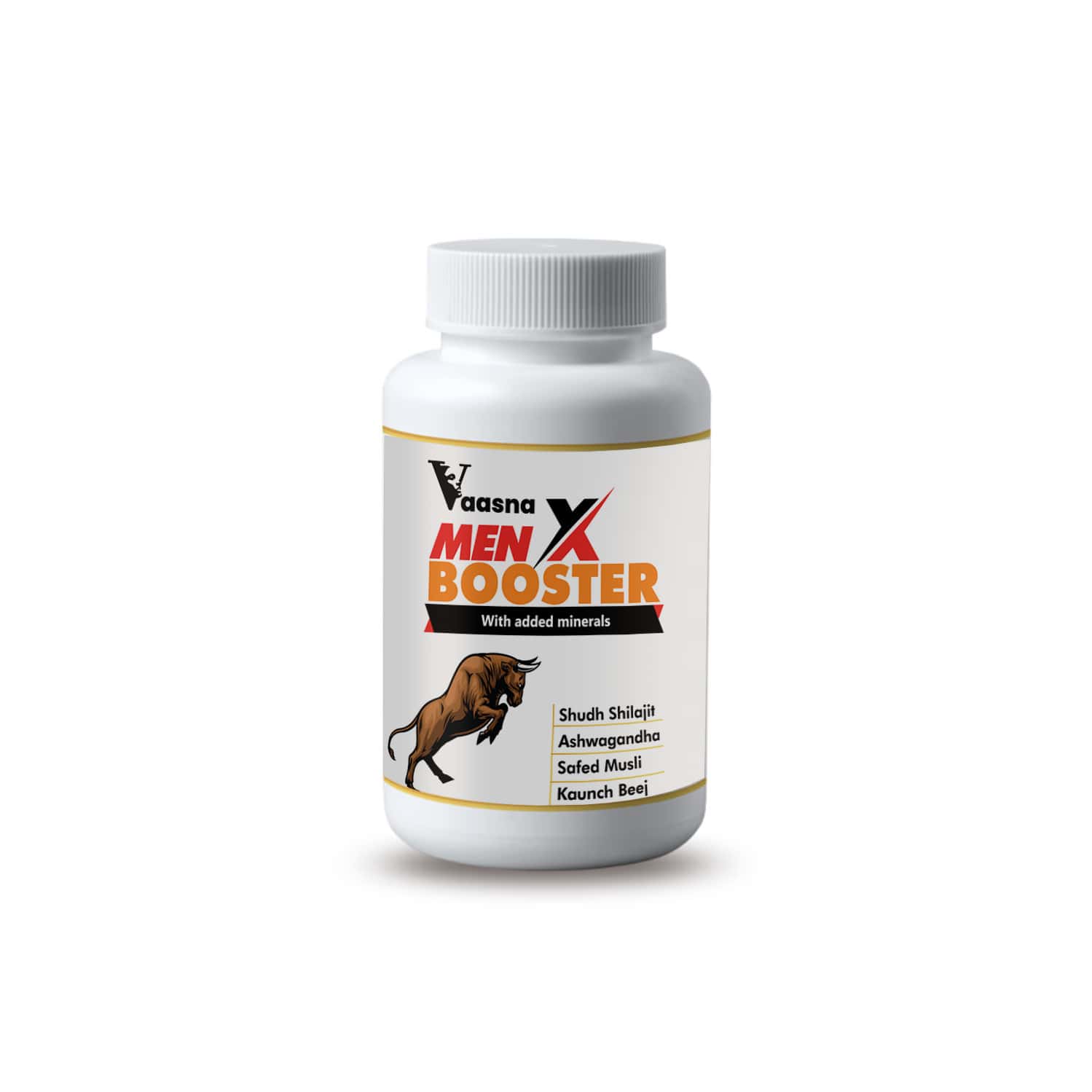 Vaasna Men X Booster Natural Performance & Vitality Support With Added Minerals Capsules 60 No'S
