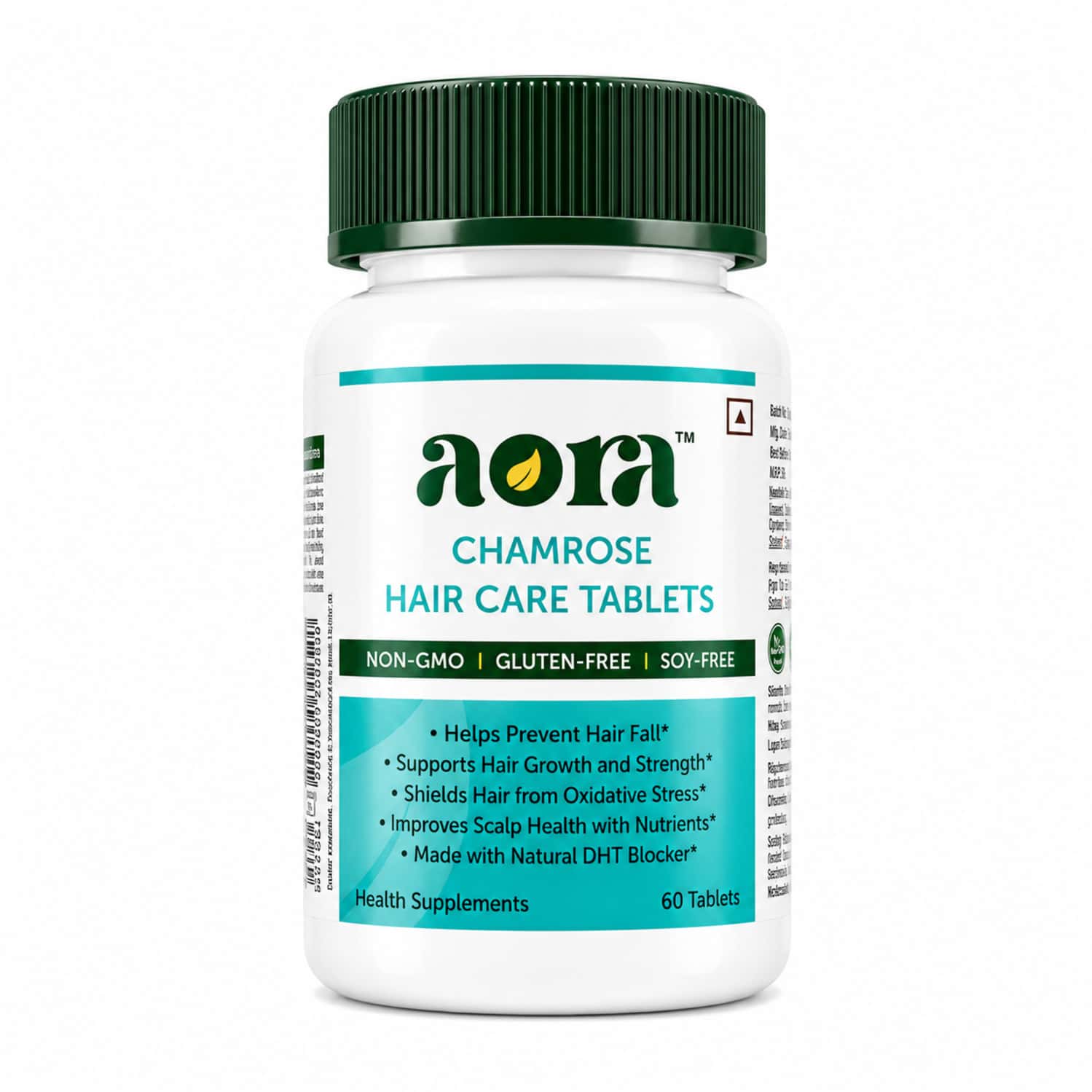 Aora Chamrose Hair Care Tablets With Biotin & Vitamins For Men & Women | 60 Tablets