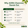 Aora Chamrose Hair Care Tablets With Biotin & Vitamins For Men & Women | 60 Tablets
