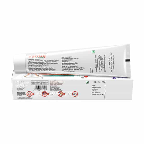 Vantej Long Lasting Protection Mint Flavour Everyday Toothpaste 100 Gm