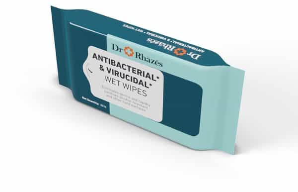 Dr Rhazes Anti Bacterial + Virucidal Wet Wipes (40 Pcs)