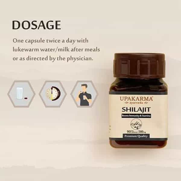 Shilajit Boosts Immunity & Stamina Capsules 90'S