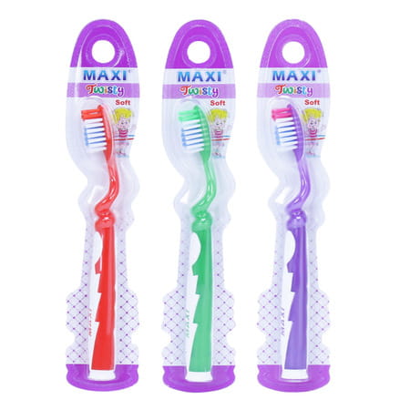 Maxi Twisty Junior Toothbrush (Pack Of 3)