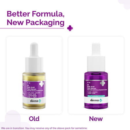 The Derma Co 2% Kojic Acid Face Serum - Reduces Dark Spots Pigmentation & Blemishes 10 Ml