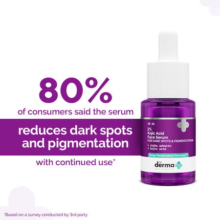 The Derma Co. 2% Kojic Acid Face Serum - Reduces Dark Spots Pigmentation & Blemishes 10 Ml