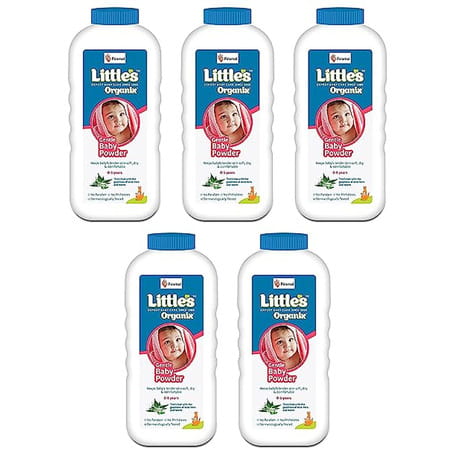 Little'S Organix Gentle Baby Powder I Free From Parabens & Phthalates 400g White X Pack Of 5