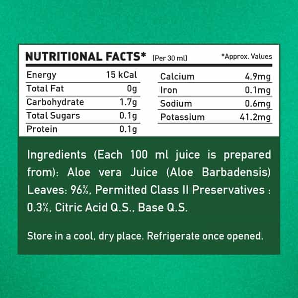 Yoga Bar Aloe Vera Juice (1 L Bottle)