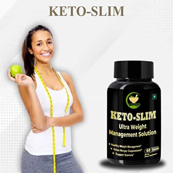 Fij Ayurveda Keto Slim Ultra Weight Management- 500Mg 60 Capsules (Pack Of 2)