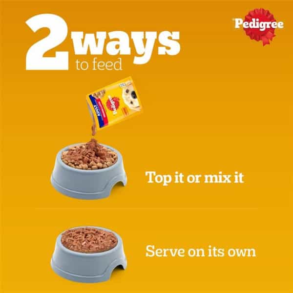 Pedigree Adult Wet Dog Food | Chicken & Liver Chunks In Gravy | 70 G (Pack Of 30)