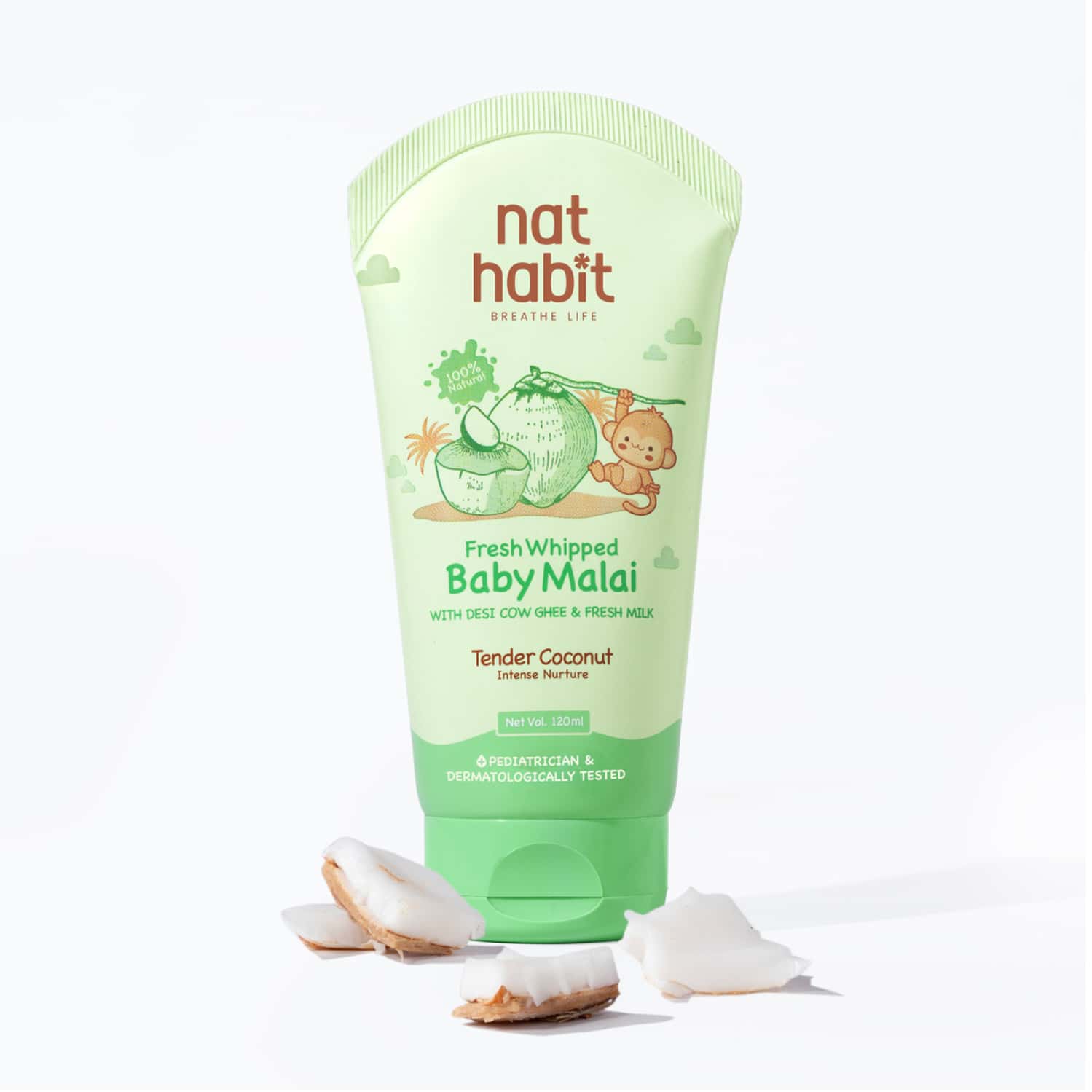 Nat Habit Baby Body Butter- Body Malai | Tender Coconut 120ml