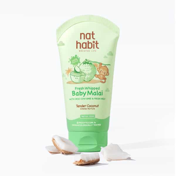 Nat Habit Baby Body Butter- Body Malai | Tender Coconut 120Ml