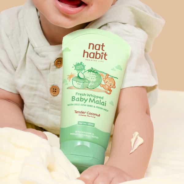 Nat Habit Baby Body Butter- Body Malai | Tender Coconut 120Ml