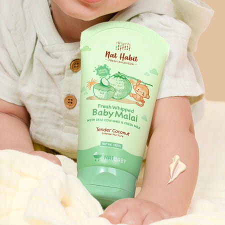 Nat Habit Baby Body Butter- Body Malai | Tender Coconut 120ml
