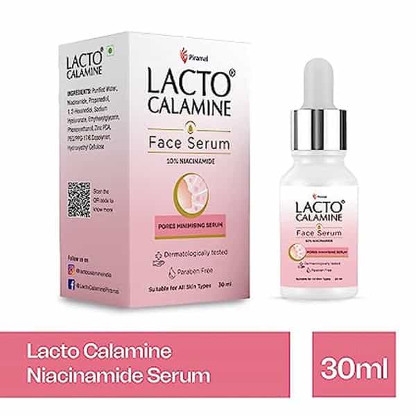 Lacto Calamine 10% Niacinamide Face Serum| For Minimising Pores| - 30 Ml X Pack Of 2