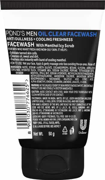 Pond's Men Oil Clear Facewash - 50 G
