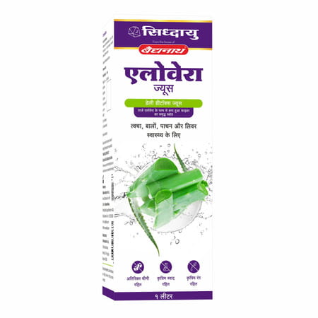Baidyanath Asli Ayurved Aloe Vera Juice | Boost Immunity Better Digestion | 1l (Pack Of 2)