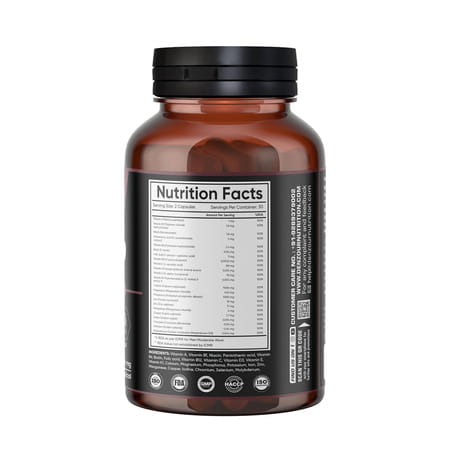 Denzour Veecyto Female Health Supplement For Hair | Skin & Nails|Womens Multivitamin|60 Veg Capsules