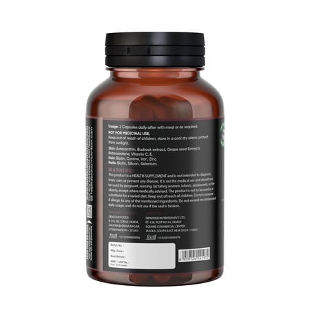 Denzour Veecyto Female Health Supplement For Hair | Skin & Nails|Womens Multivitamin|60 Veg Capsules