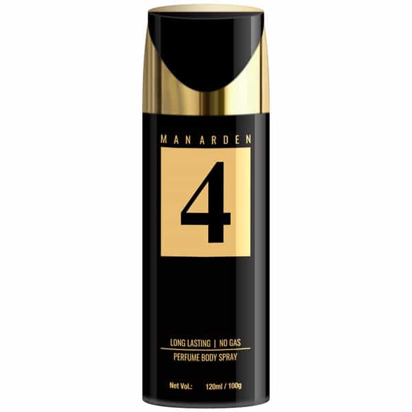 Man Arden #4 Deodorant | No Gas Deo For Men | Long Lasting Ultra Luxury Perfume Body Spray | 120Ml