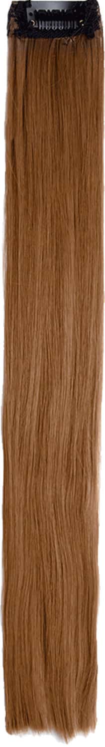 Streak Street Golden Brown Straight Clip-On Strands