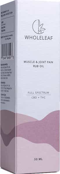 Wholeleaf Muscle And Joint Pain Rub (Cbd)