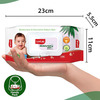 Luvlap Paraben Free Baby Wipes With Aloe Vera With Fliptop Lid (72 Wipes/Pack Pack Of 3)