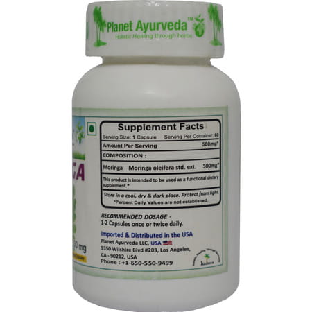 Planet Ayurveda Moringa - 60 Capsules