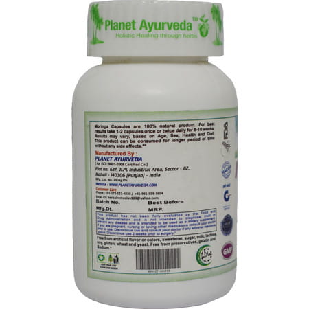 Planet Ayurveda Moringa - 60 Capsules