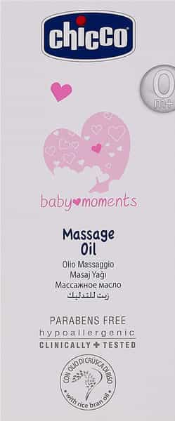 Chicco Baby Moments Massage Oil 200Ml