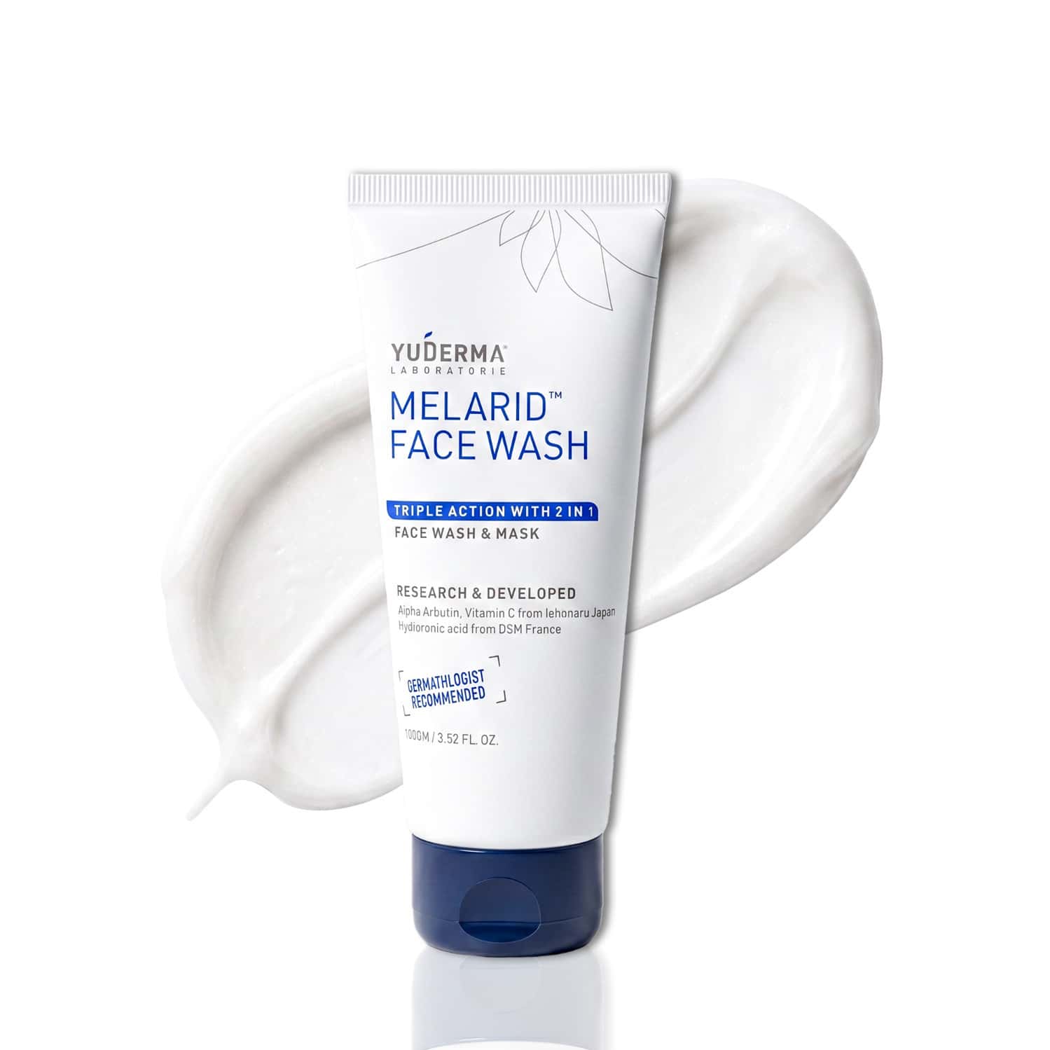 Yuderma Melarid Triple Action Face Wash & Mask | 100 Gm