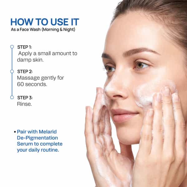 Yuderma Melarid Triple Action Face Wash & Mask | 100 Gm