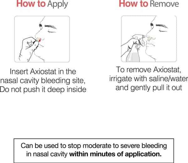 Axiostat Nasal Bleeding Control - Box Of 20