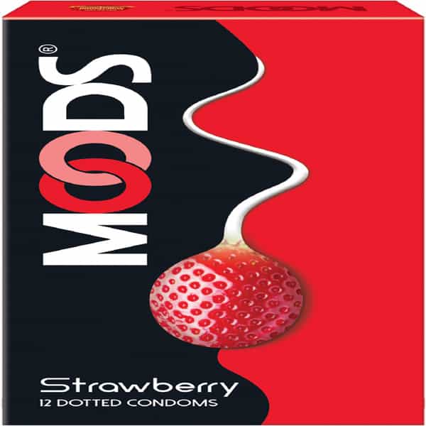 Moods Strawberry Box Of 12 Condoms