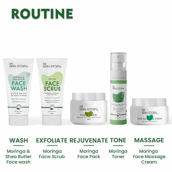 The Skin Story Aloe Vera Moringa Pore Minimizing Face Toner For Moisturizing & Oil Control 100Ml