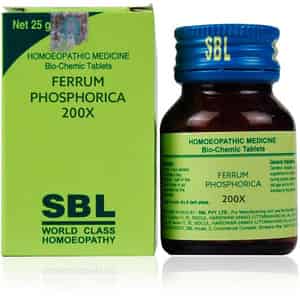 Sbl Ferrum Phosphoricum Biochemic Tablet 200x 25 Gm Pack Of 2