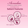 Acnedac Antiacne & Antipimple Soap 75 Gm | Aloe & Salicylic Acid (Pack Of 2)