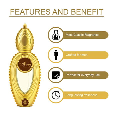 Ajmal Wisal Dhahab Edp 50ml Perfume For Men And Titanium Edp 100ml Perfume For Men