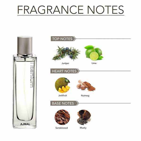 Ajmal Wisal Dhahab Edp 50Ml Perfume For Men And Titanium Edp 100Ml Perfume For Men