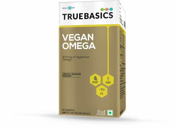 Truebasics Vegan Omega - 90 Vegetarian Softgels
