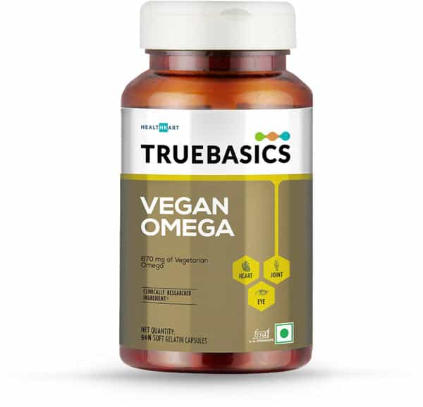 Truebasics Vegan Omega - 90 Vegetarian Softgels